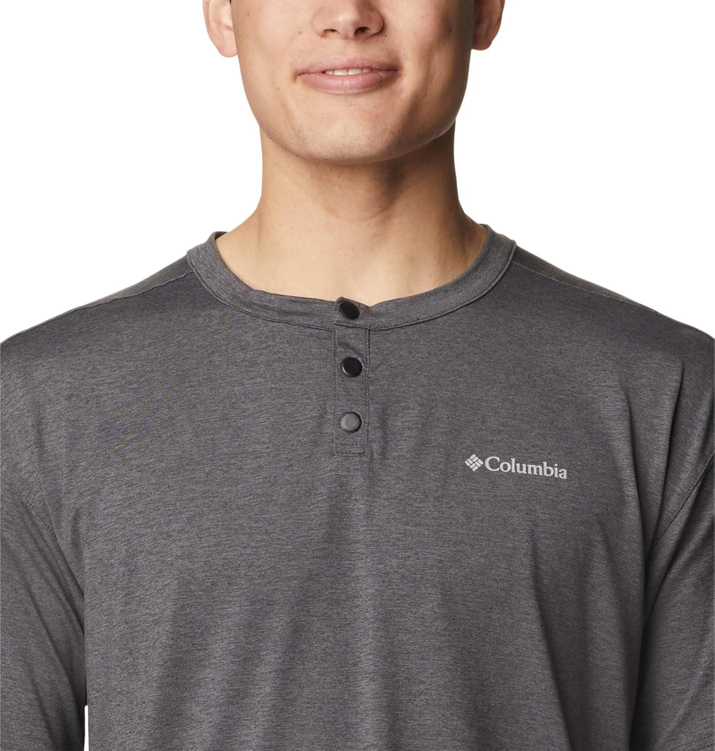 imageColumbia Mens Coral Ridge Performance Short SleeveHiking ShirtShark