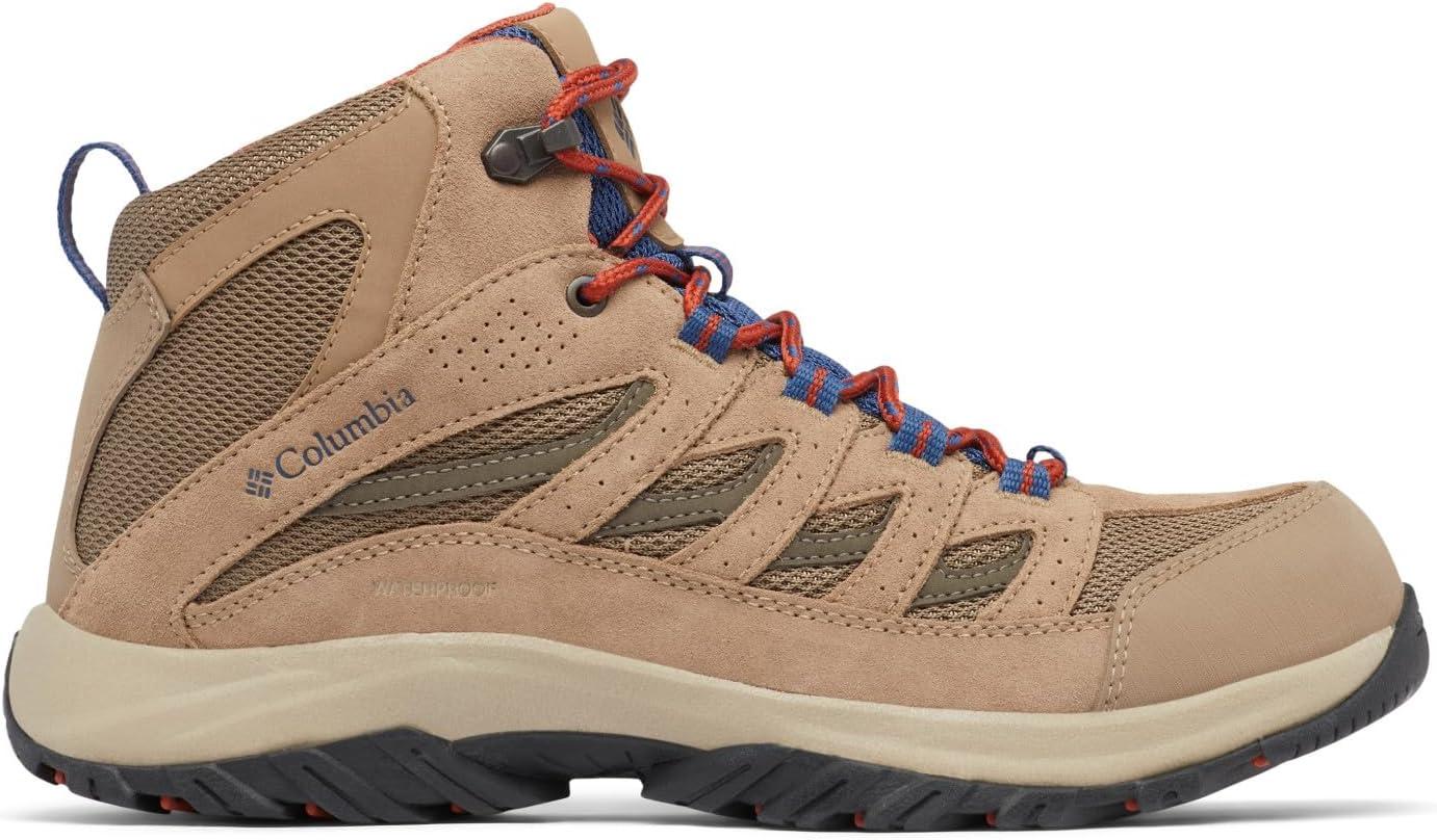 imageColumbia Mens Crestwood Mid Waterproof Hiking BootsAsh Brown Carbon
