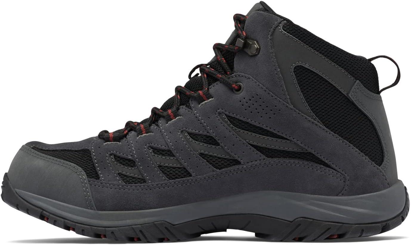 imageColumbia Mens Crestwood Mid Waterproof Hiking BootsBlack Charcoal