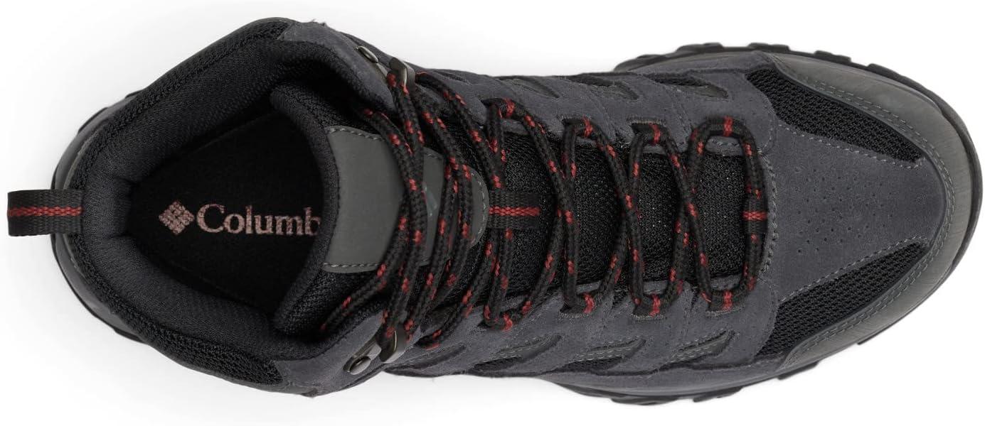 imageColumbia Mens Crestwood Mid Waterproof Hiking BootsBlack Charcoal