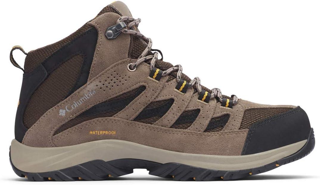 imageColumbia Mens Crestwood Mid Waterproof Hiking BootsCordovan Squash
