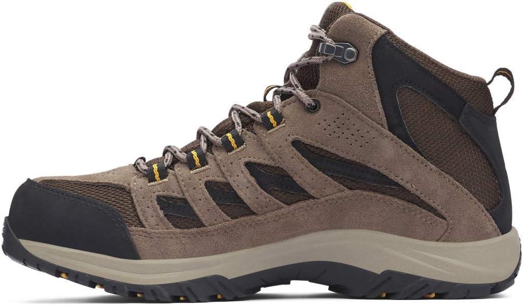 imageColumbia Mens Crestwood Mid Waterproof Hiking BootsCordovanSquash