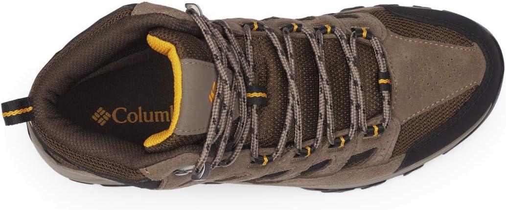 imageColumbia Mens Crestwood Mid Waterproof Hiking BootsCordovanSquash