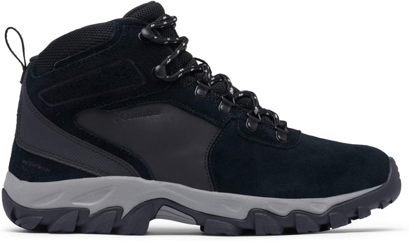 imageColumbia Mens Discontinued Newton Ridge Plus II Suede Waterproof Hiking BootBlackStratus