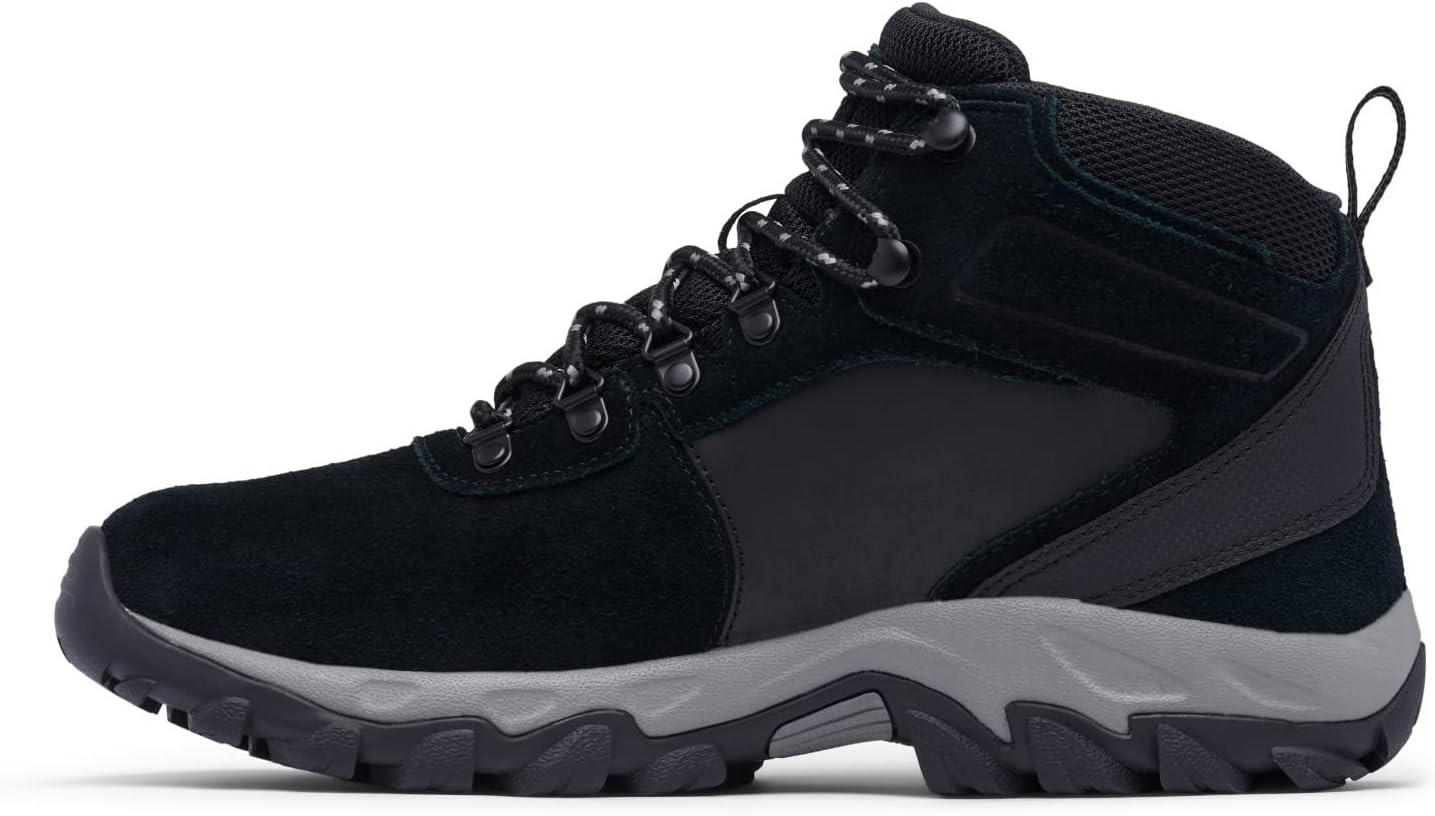 imageColumbia Mens Discontinued Newton Ridge Plus II Suede Waterproof Hiking BootBlackStratus