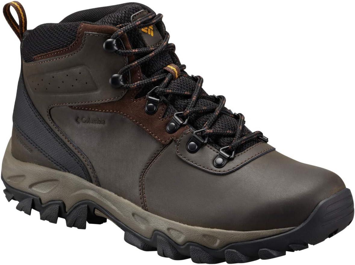 imageColumbia Mens Discontinued Newton Ridge Plus II Waterproof Hiking BootCordovanSquash