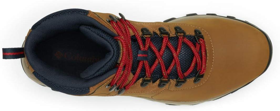 imageColumbia Mens Discontinued Newton Ridge Plus II Waterproof Hiking BootLight BrownRed Velvet