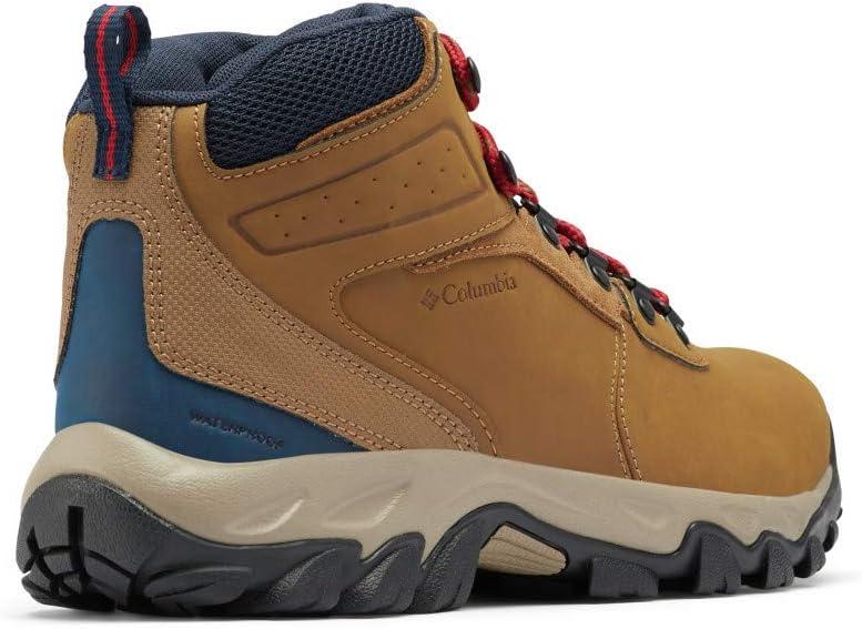 imageColumbia Mens Discontinued Newton Ridge Plus II Waterproof Hiking BootLight BrownRed Velvet