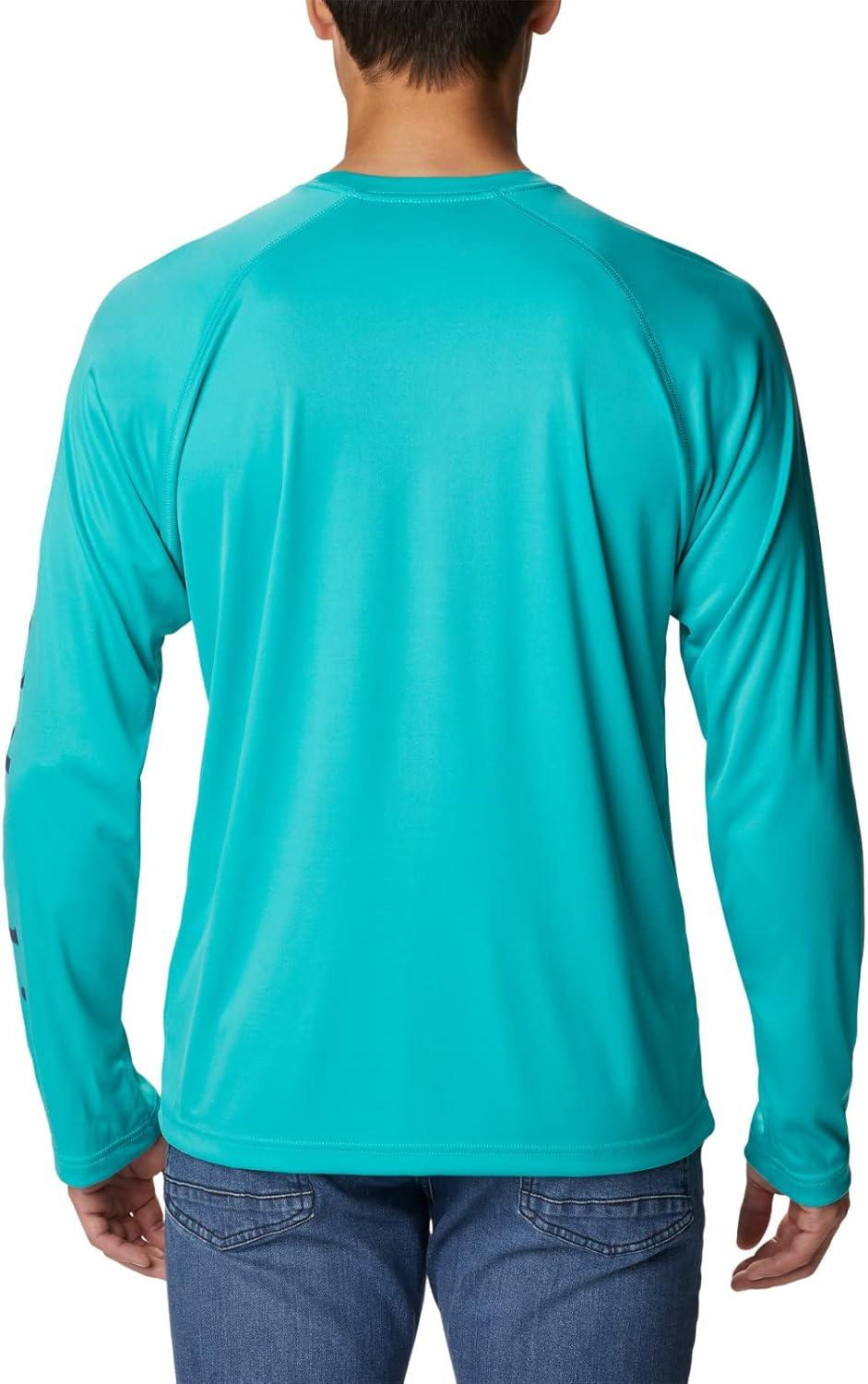 imageColumbia Mens Fork Stream Long Sleeve ShirtBright Aqua