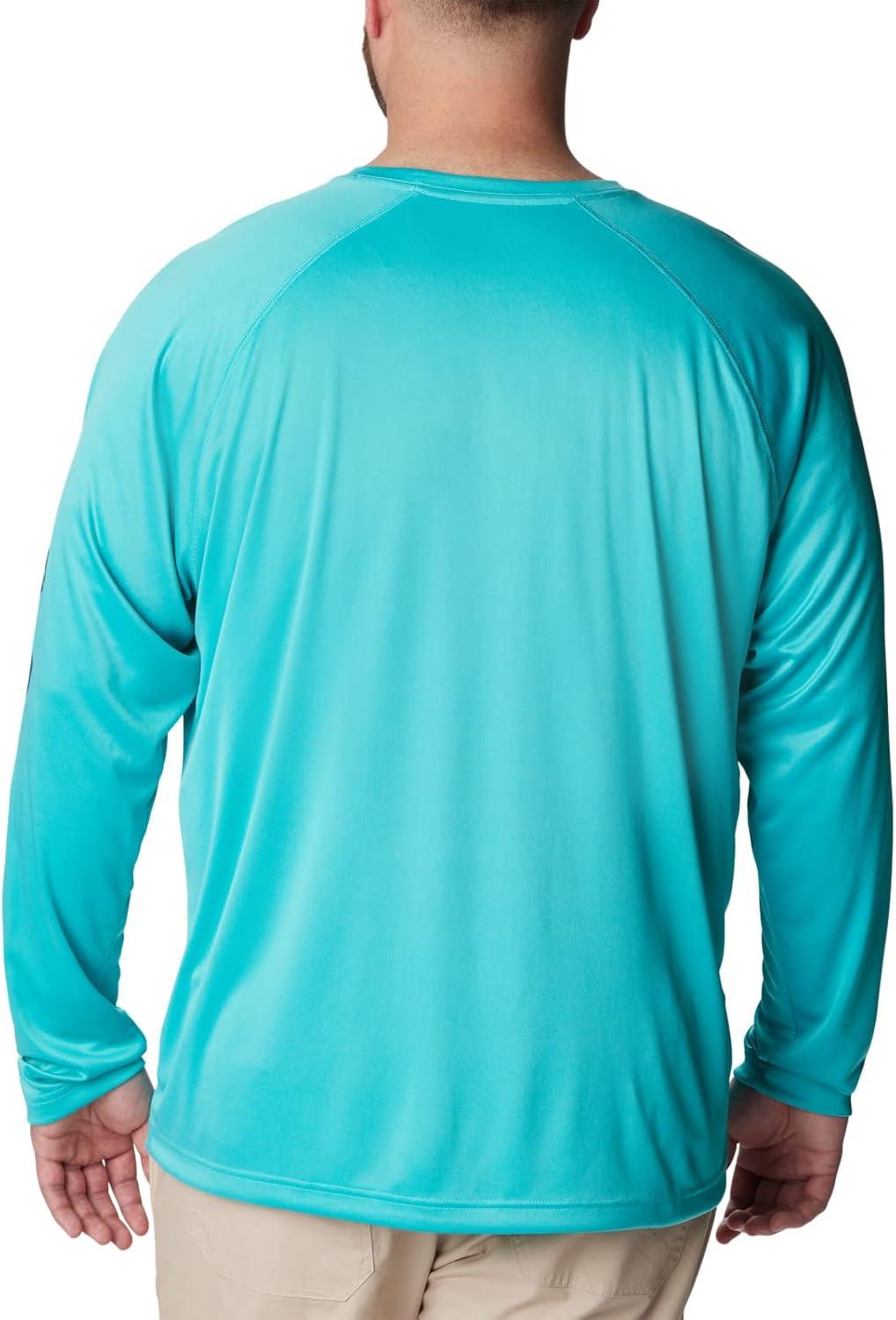 imageColumbia Mens Fork Stream Long Sleeve ShirtBright Aqua