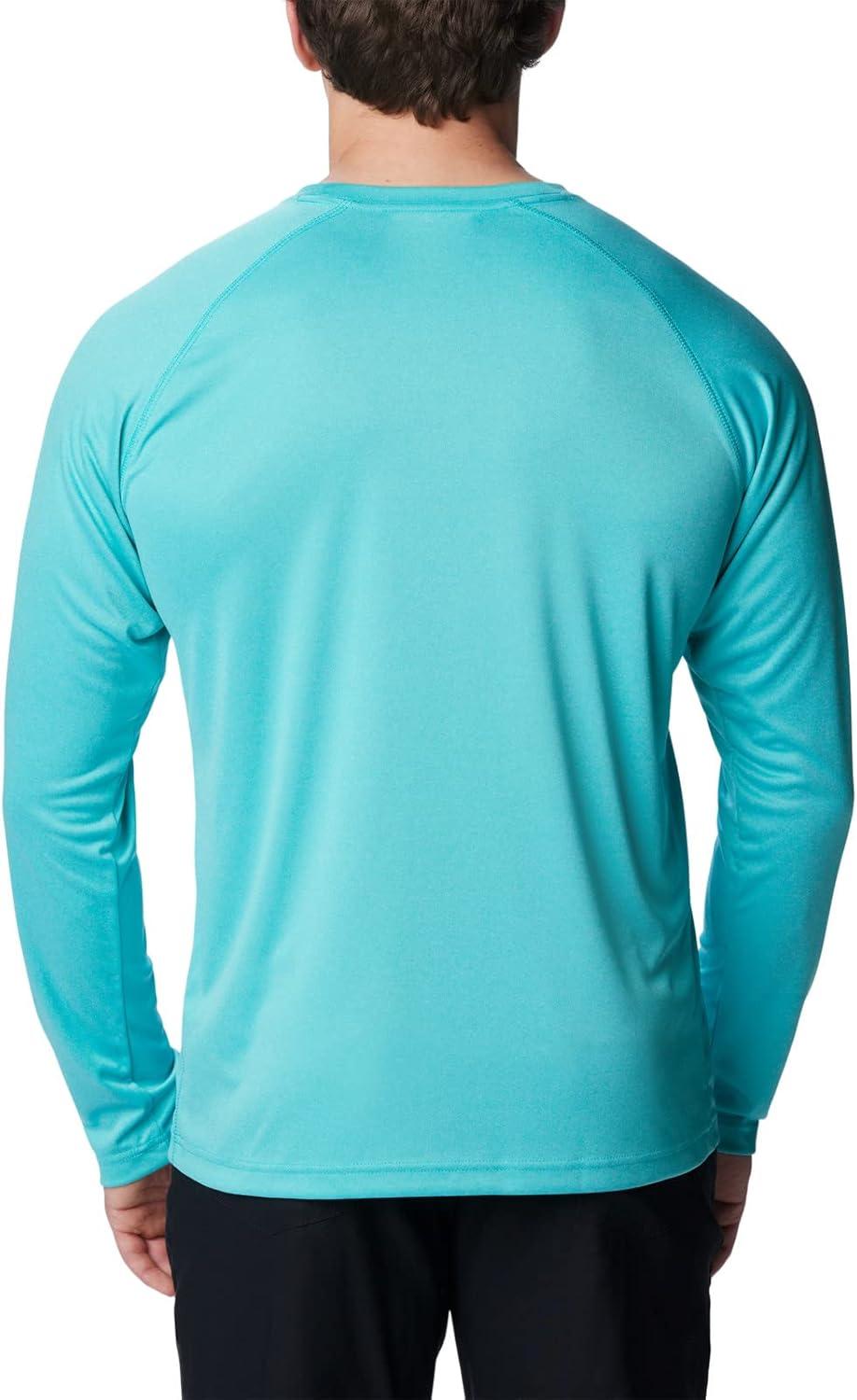 imageColumbia Mens Fork Stream Long Sleeve ShirtBright Aqua Heather