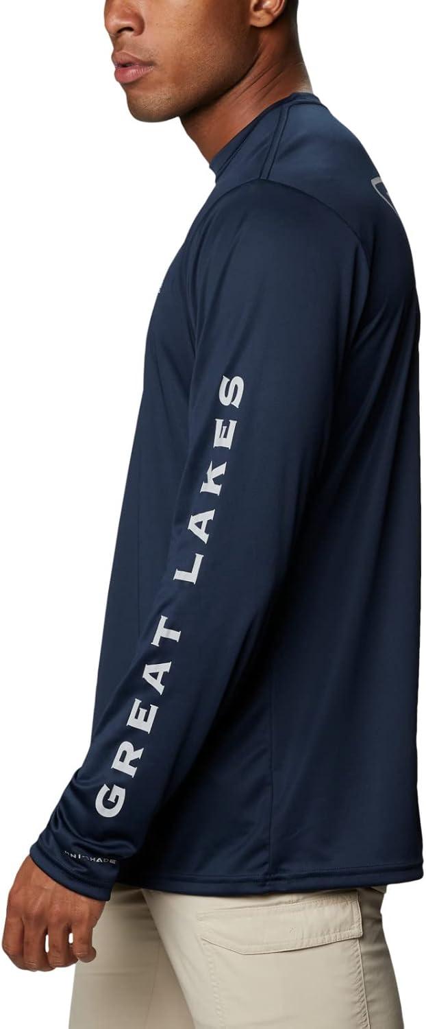 imageColumbia Mens Fork Stream Long Sleeve ShirtCollegiate NavyGreat Lakes