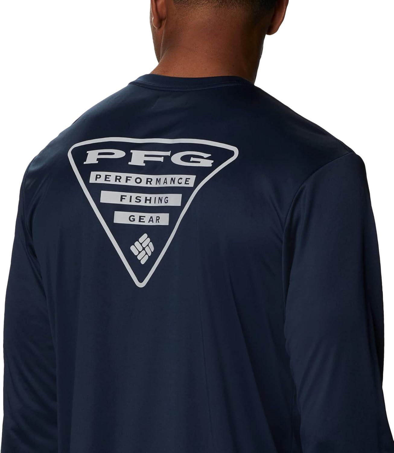 imageColumbia Mens Fork Stream Long Sleeve ShirtCollegiate NavyGreat Lakes