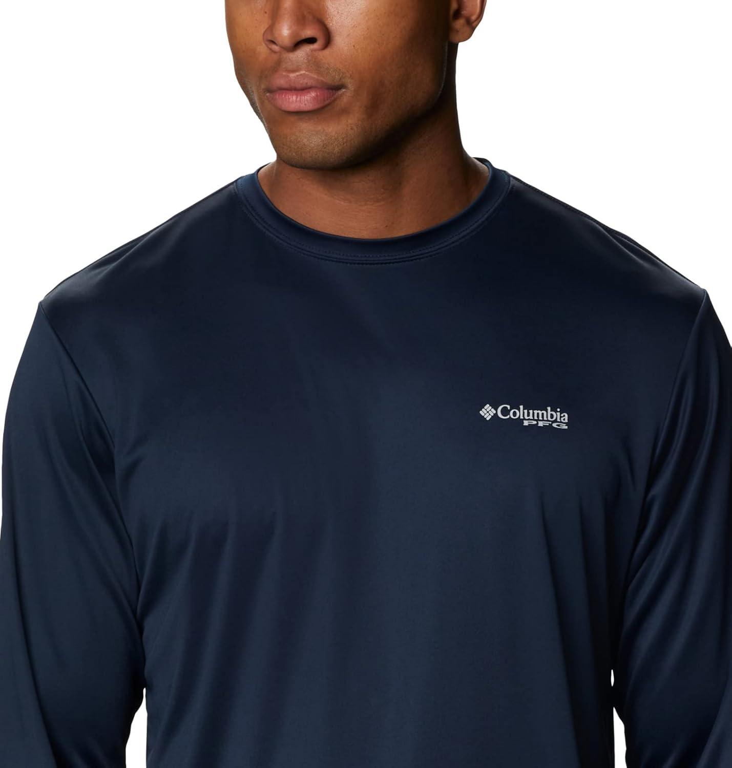 imageColumbia Mens Fork Stream Long Sleeve ShirtCollegiate NavyGreat Lakes