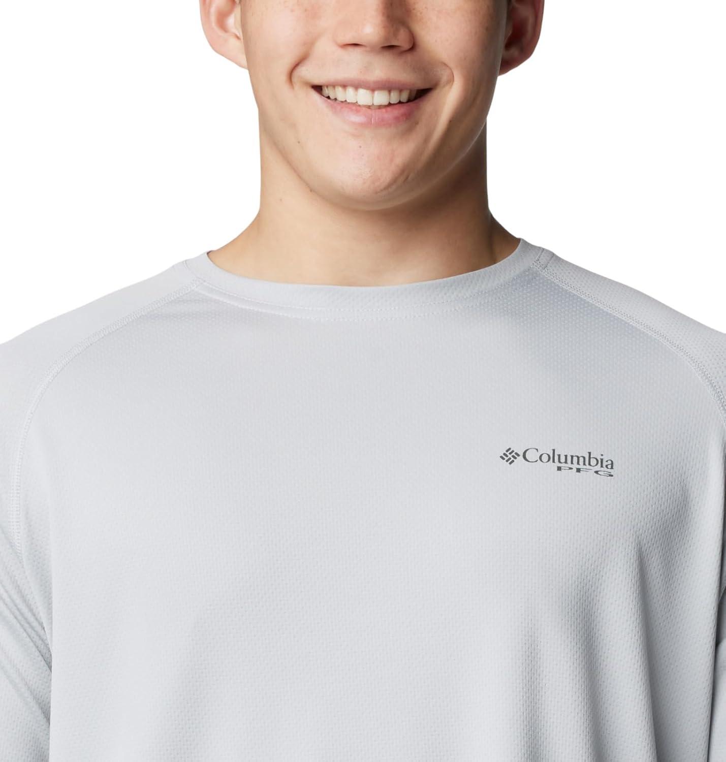 imageColumbia Mens Fork Stream Long Sleeve ShirtCool Grey