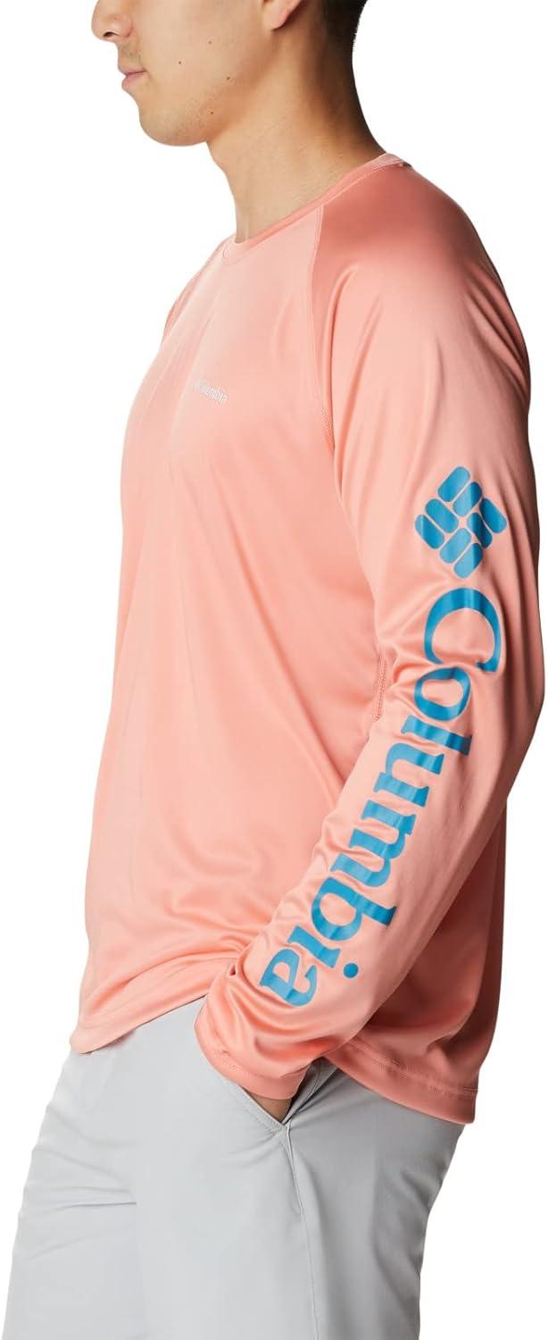 imageColumbia Mens Fork Stream Long Sleeve ShirtCoral Reef