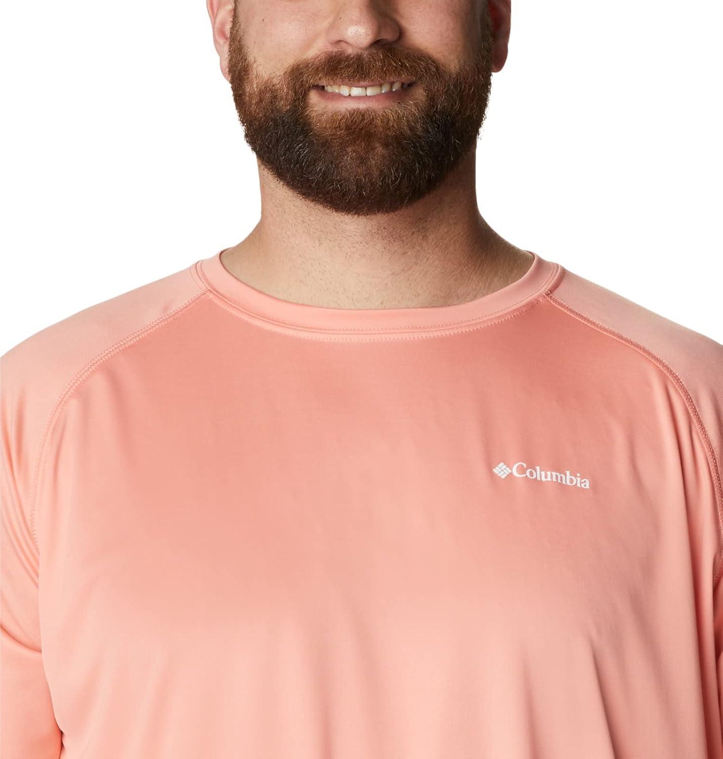 imageColumbia Mens Fork Stream Long Sleeve ShirtCoral Reef
