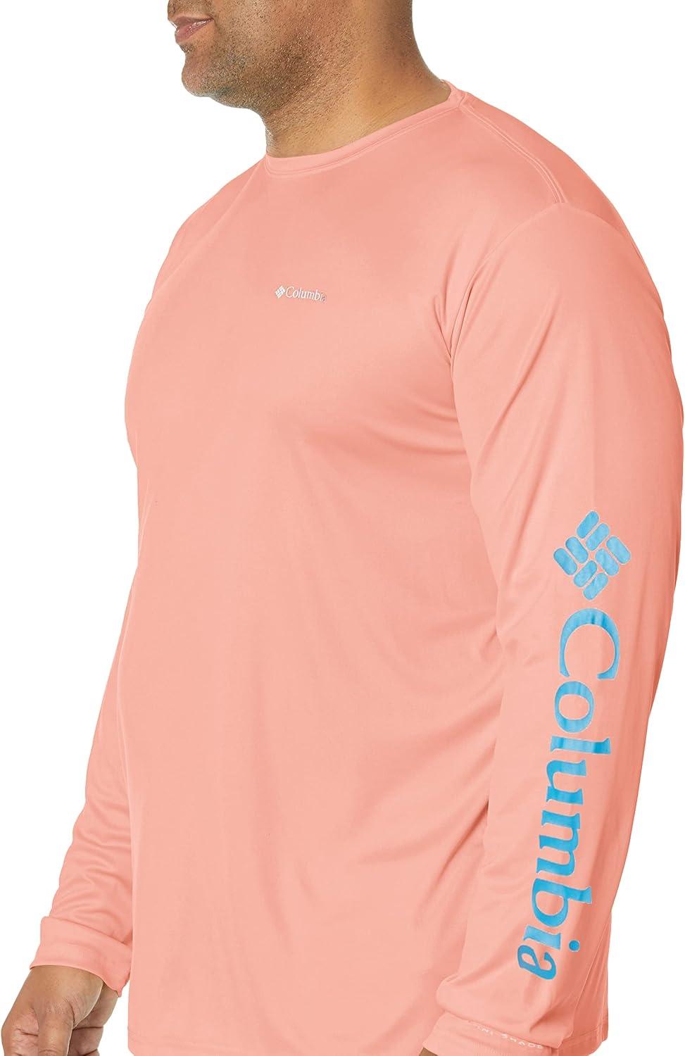 imageColumbia Mens Fork Stream Long Sleeve ShirtCoral Reef