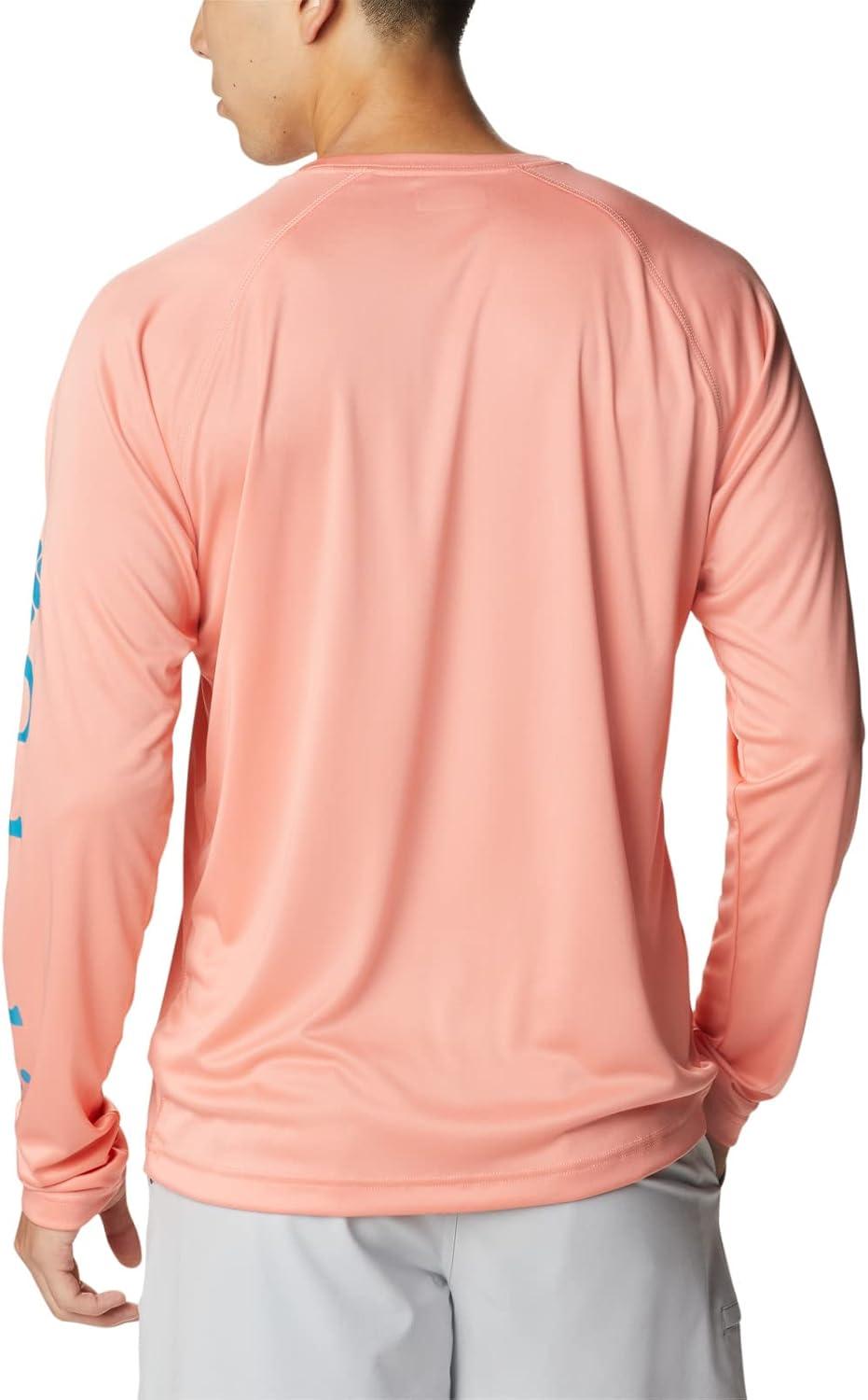 imageColumbia Mens Fork Stream Long Sleeve ShirtCoral Reef
