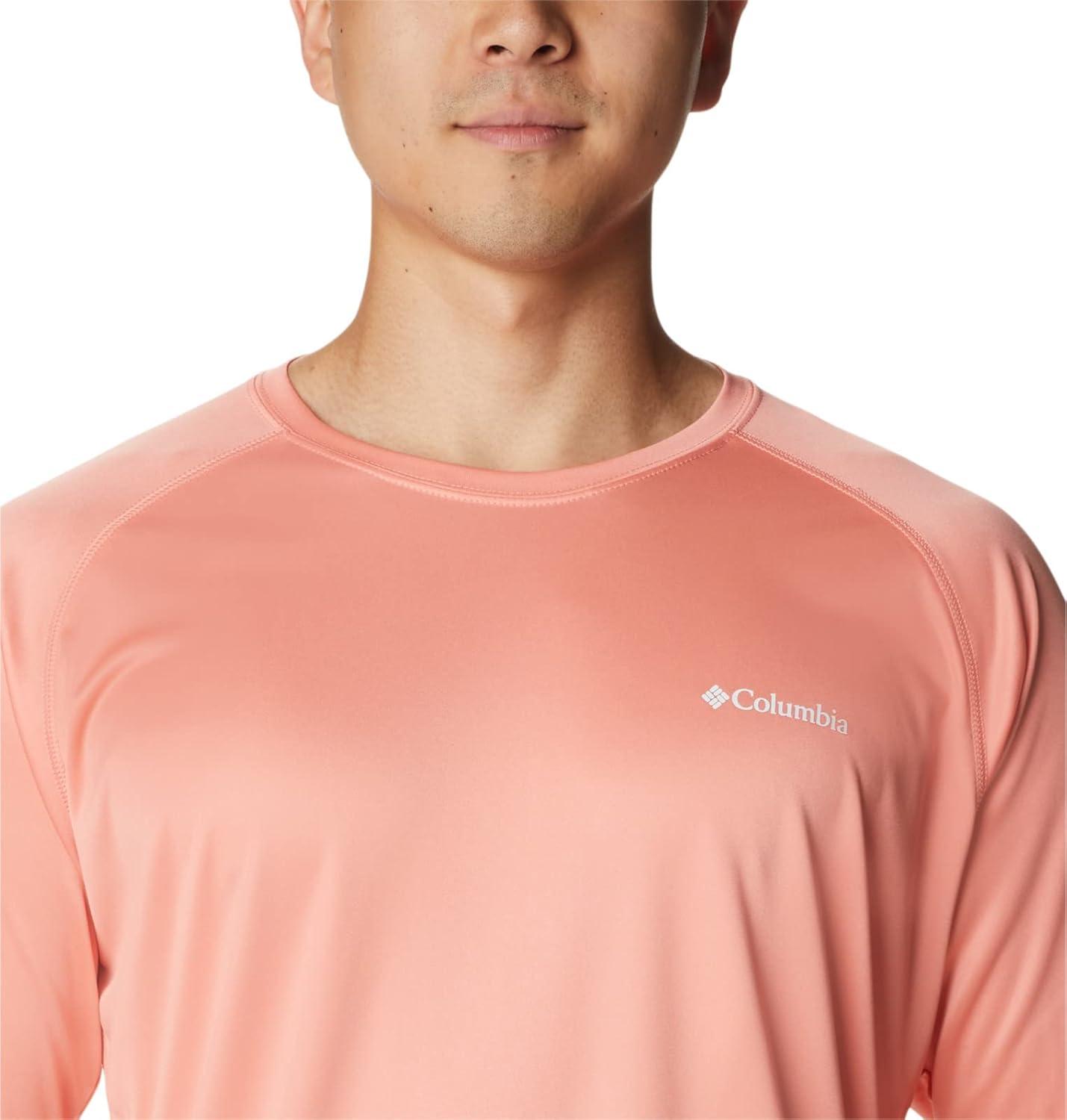 imageColumbia Mens Fork Stream Long Sleeve ShirtCoral Reef