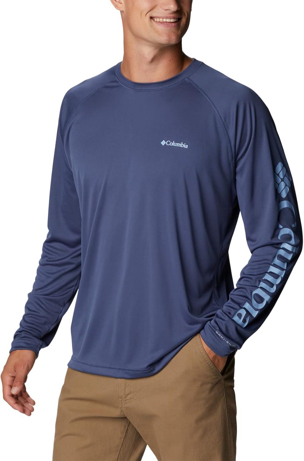 imageColumbia Mens Fork Stream Long Sleeve ShirtDark Mountain