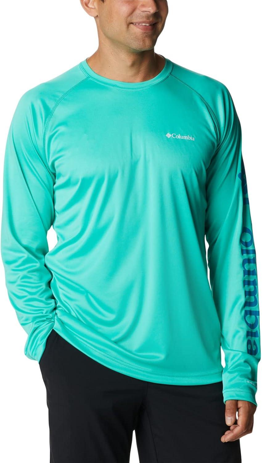 imageColumbia Mens Fork Stream Long Sleeve ShirtElectric Turquoise