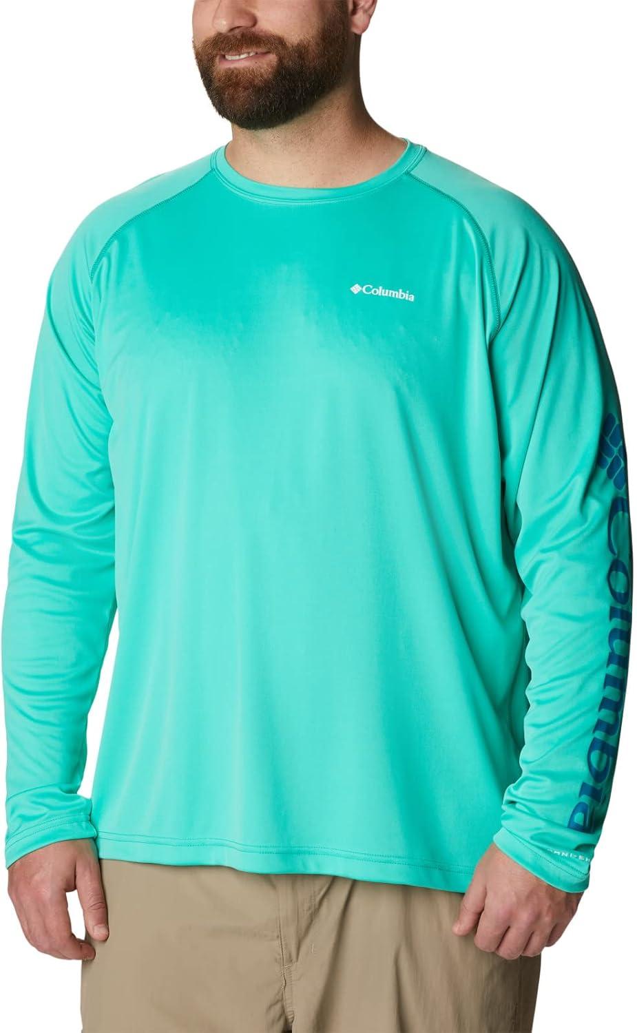 imageColumbia Mens Fork Stream Long Sleeve ShirtElectric Turquoise