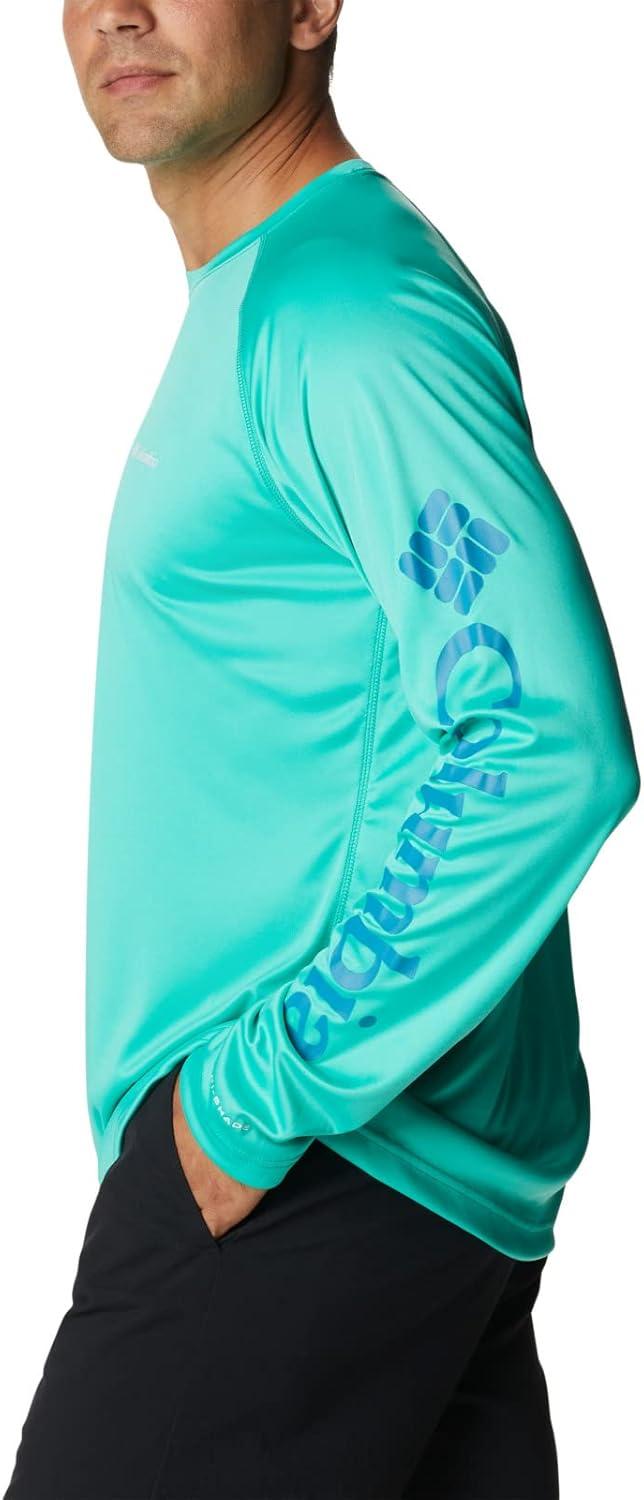 imageColumbia Mens Fork Stream Long Sleeve ShirtElectric Turquoise