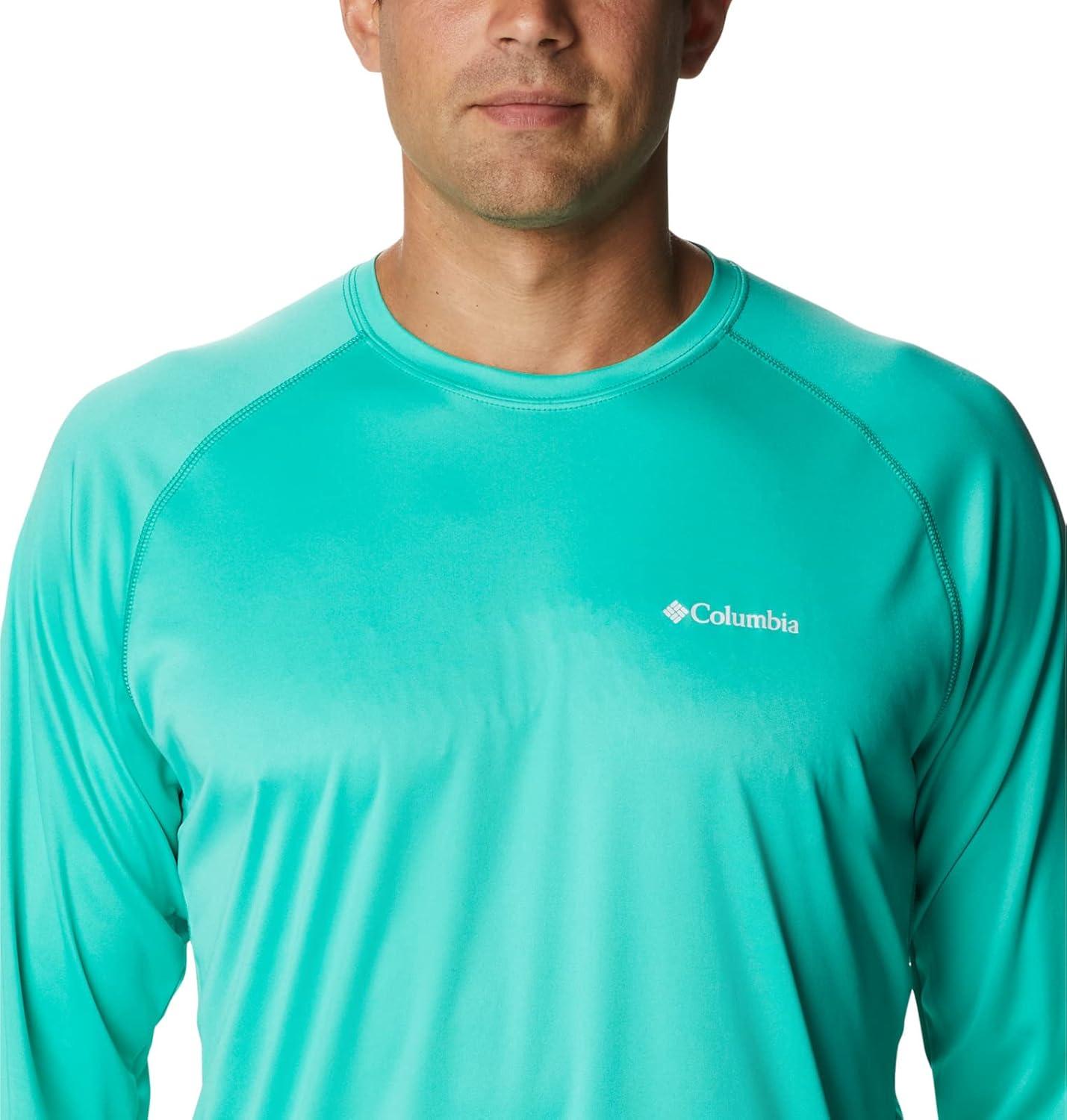 imageColumbia Mens Fork Stream Long Sleeve ShirtElectric Turquoise