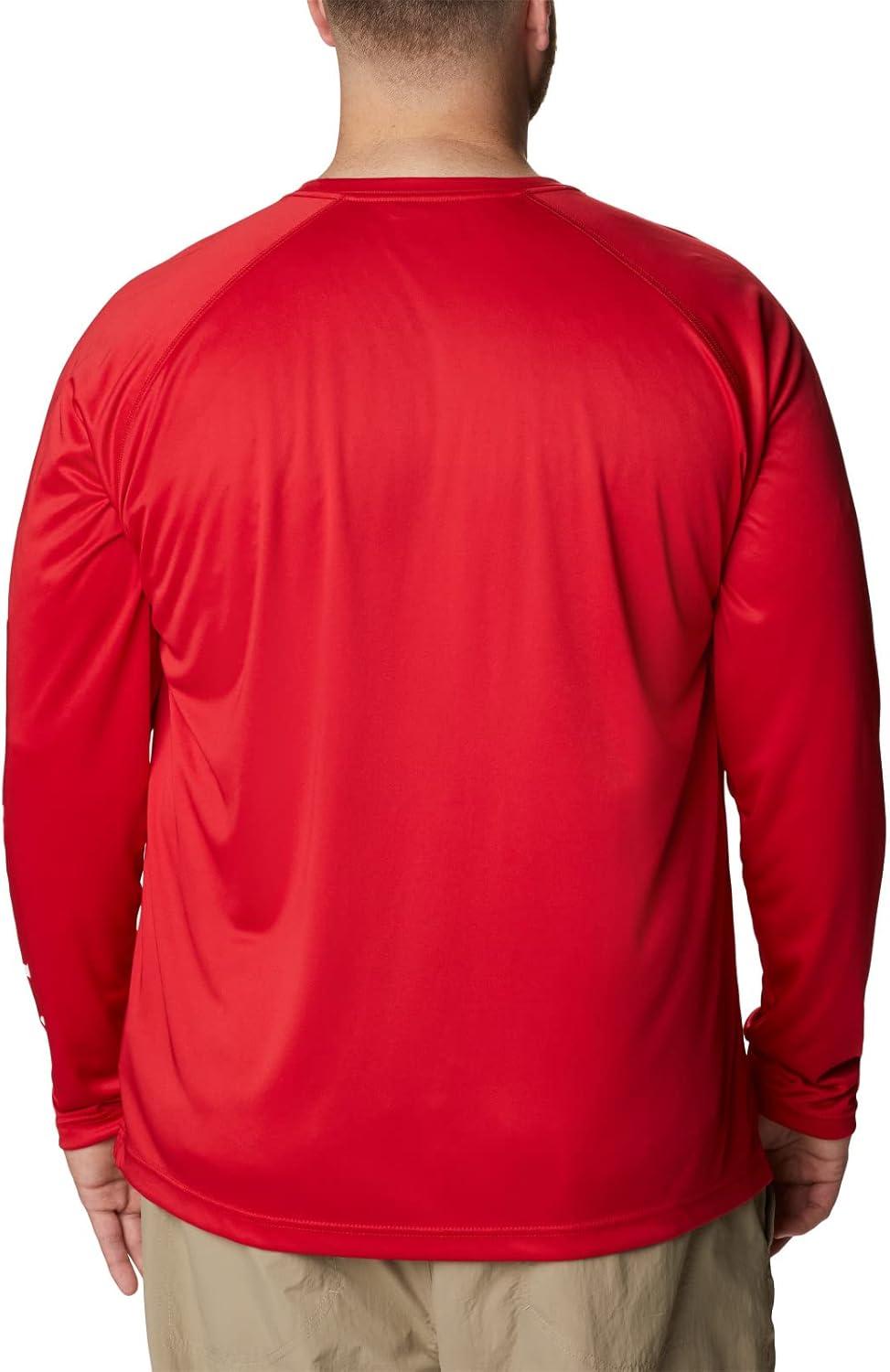 imageColumbia Mens Fork Stream Long Sleeve ShirtMountain Red