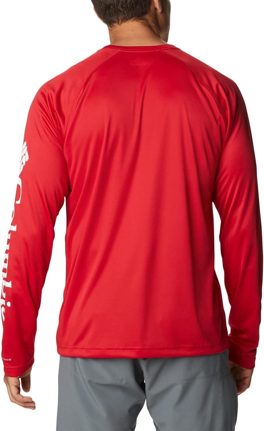 imageColumbia Mens Fork Stream Long Sleeve ShirtMountain Red