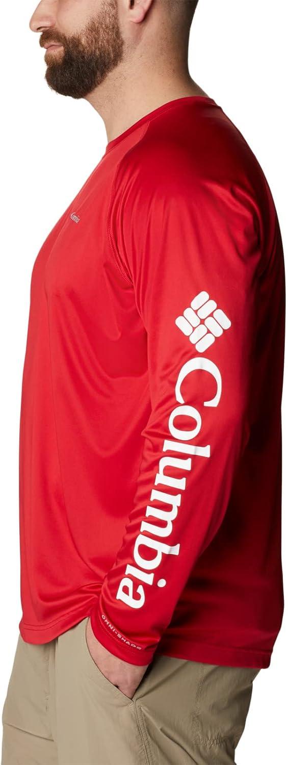 imageColumbia Mens Fork Stream Long Sleeve ShirtMountain Red