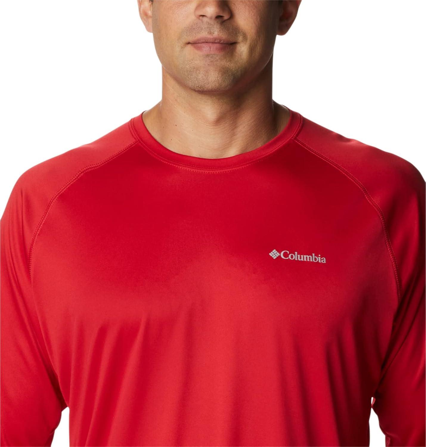 imageColumbia Mens Fork Stream Long Sleeve ShirtMountain Red