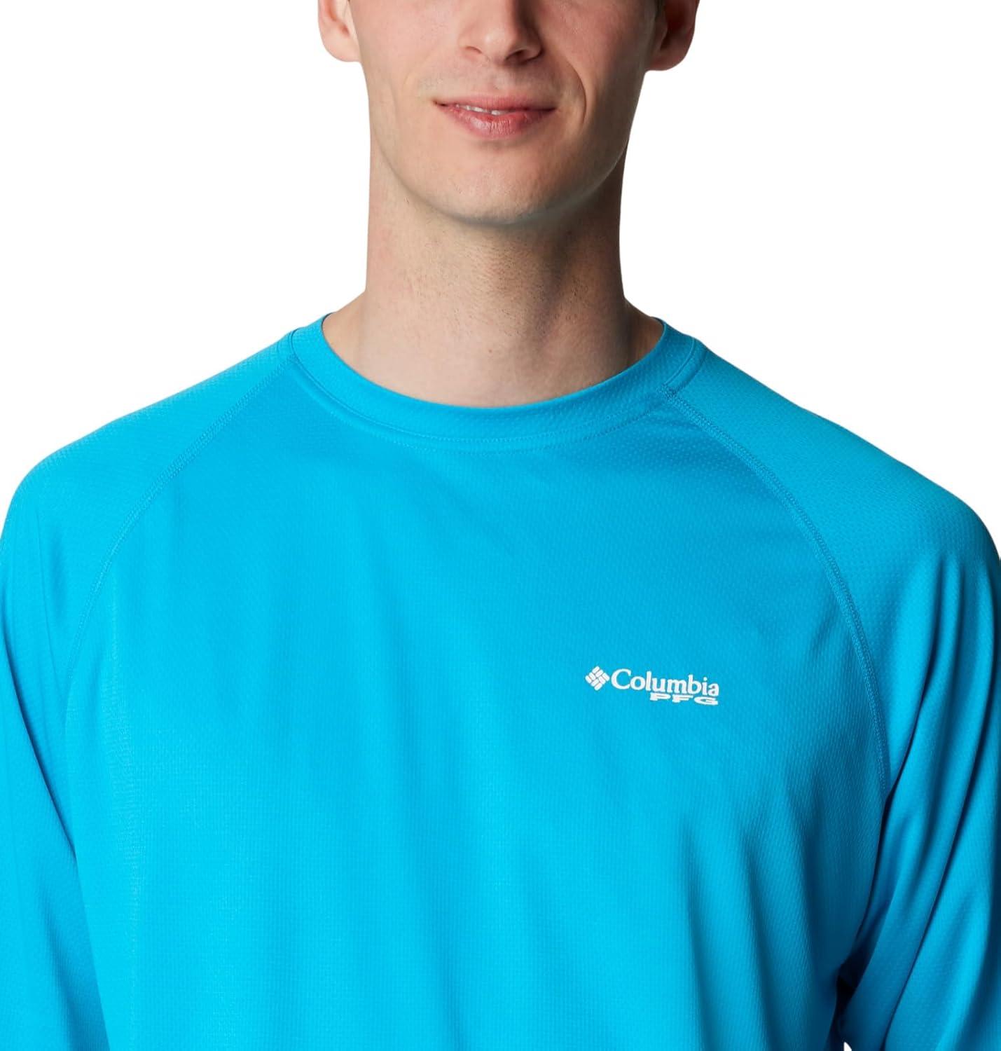 imageColumbia Mens Fork Stream Long Sleeve ShirtOcean Blue