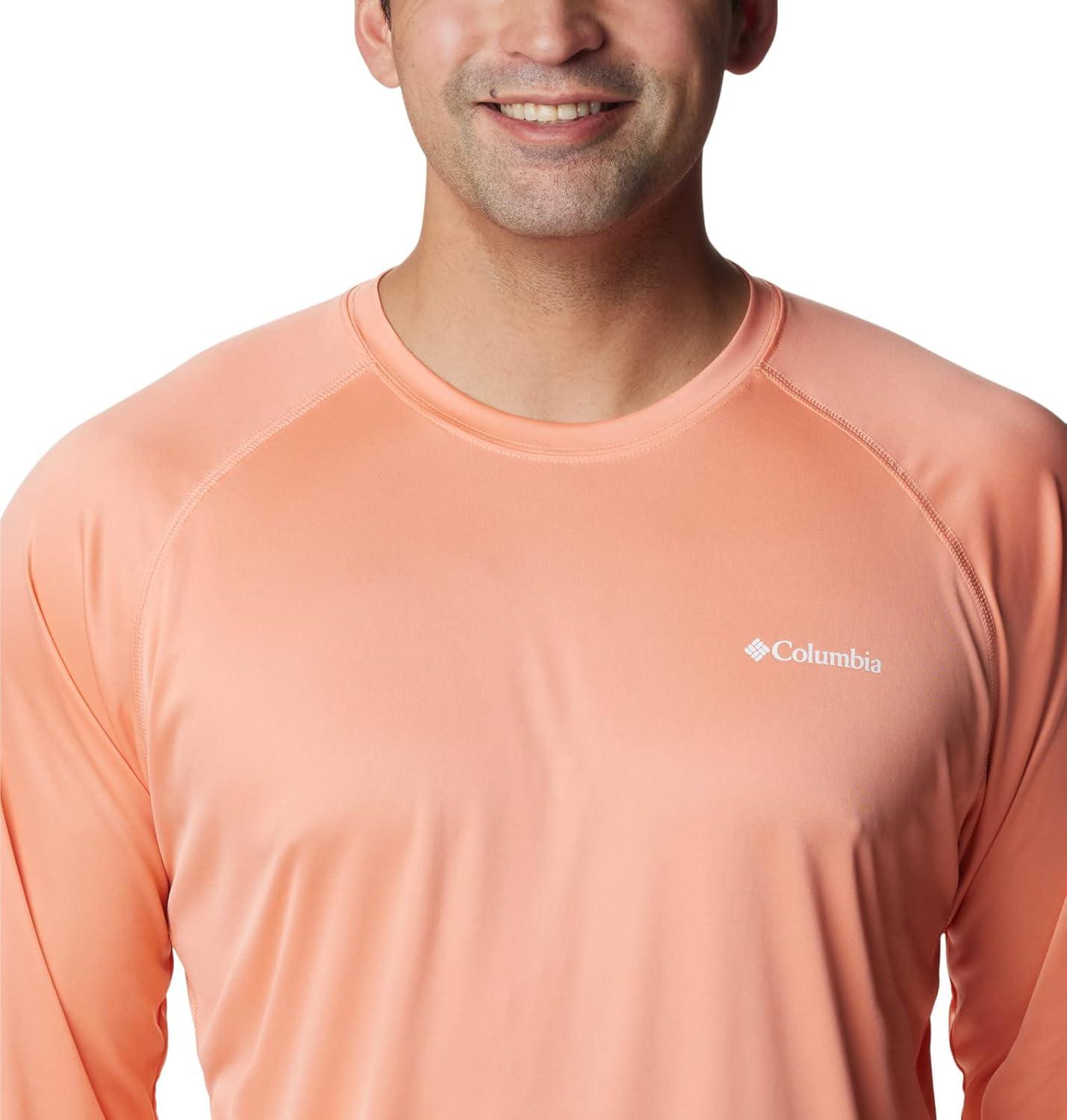 imageColumbia Mens Fork Stream Long Sleeve ShirtSummer Peach