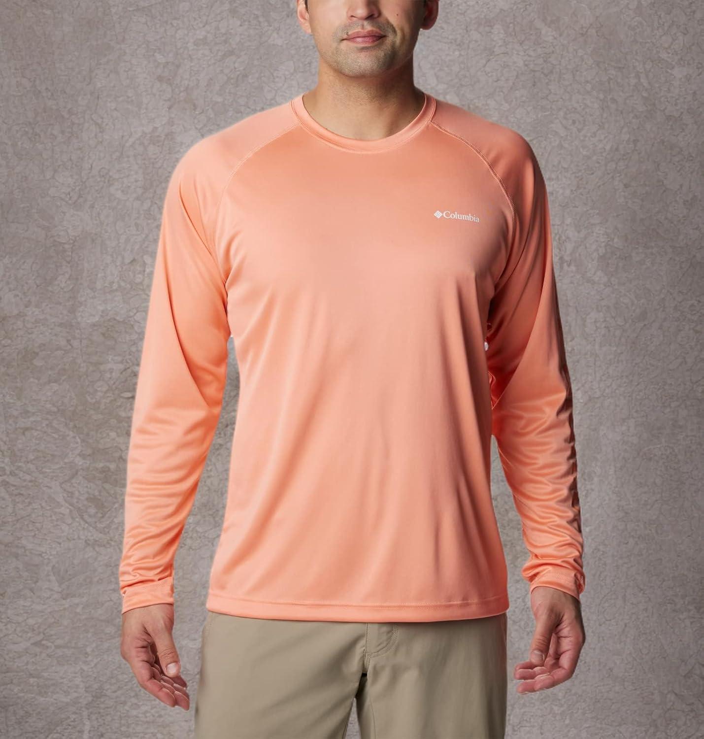 imageColumbia Mens Fork Stream Long Sleeve ShirtSummer Peach
