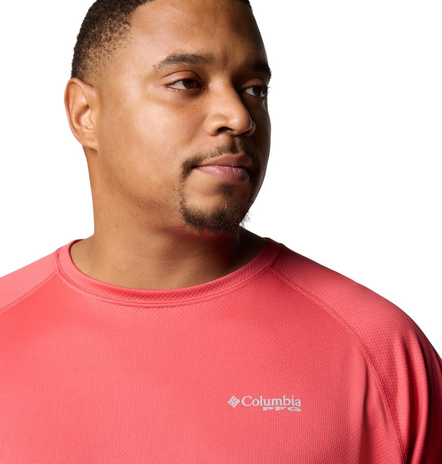 imageColumbia Mens Fork Stream Long Sleeve ShirtSunset Red
