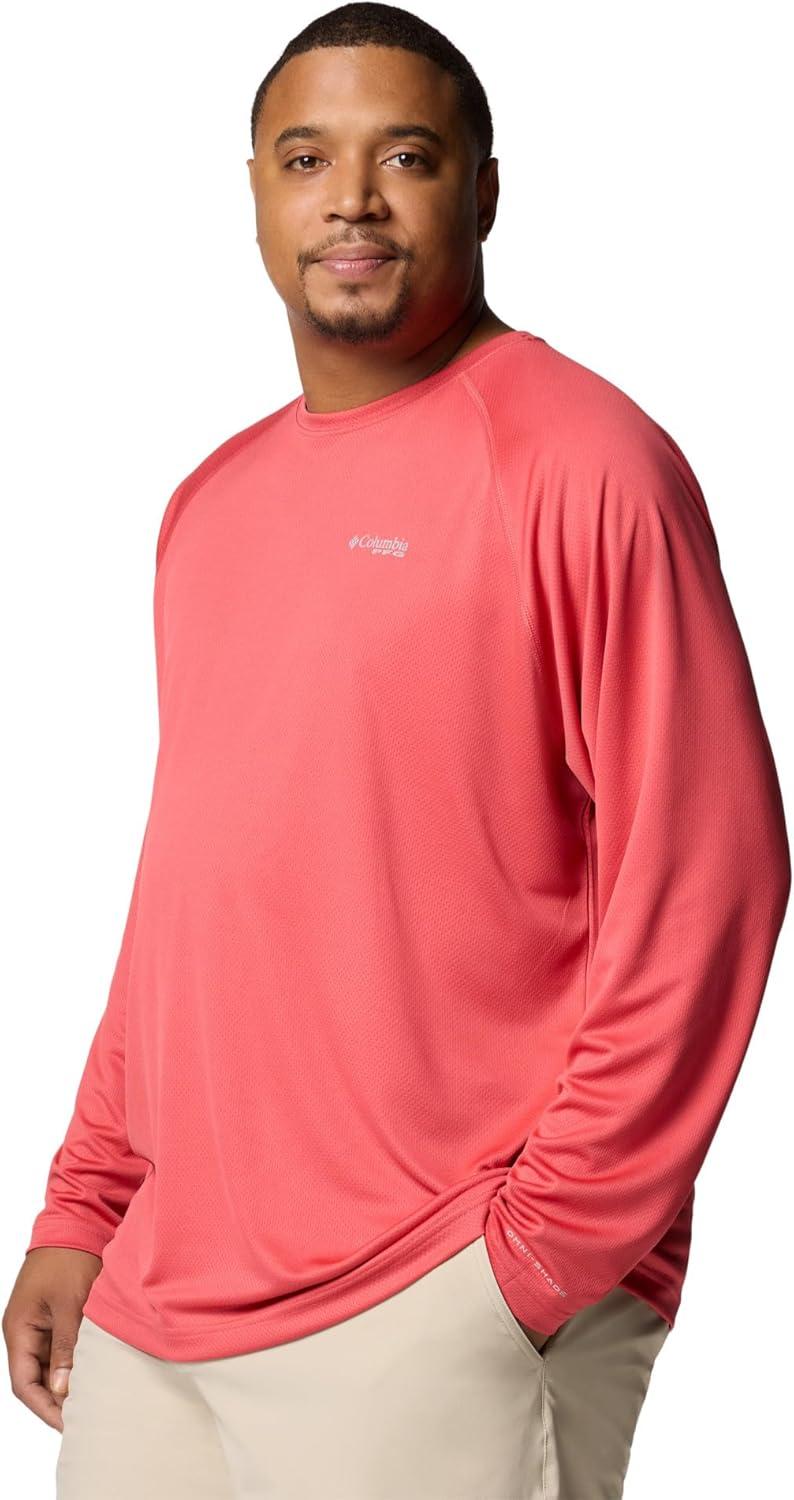 imageColumbia Mens Fork Stream Long Sleeve ShirtSunset Red