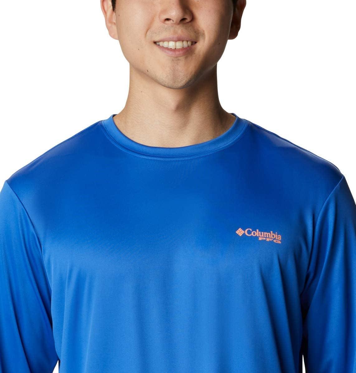 imageColumbia Mens Fork Stream Long Sleeve ShirtVivid BlueFlorida