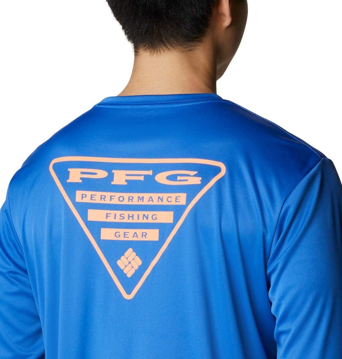 imageColumbia Mens Fork Stream Long Sleeve ShirtVivid BlueFlorida
