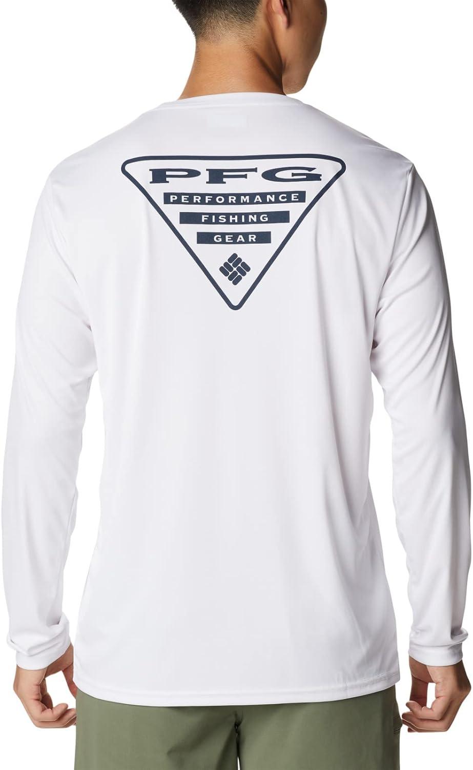 imageColumbia Mens Fork Stream Long Sleeve ShirtWhiteGeorgia
