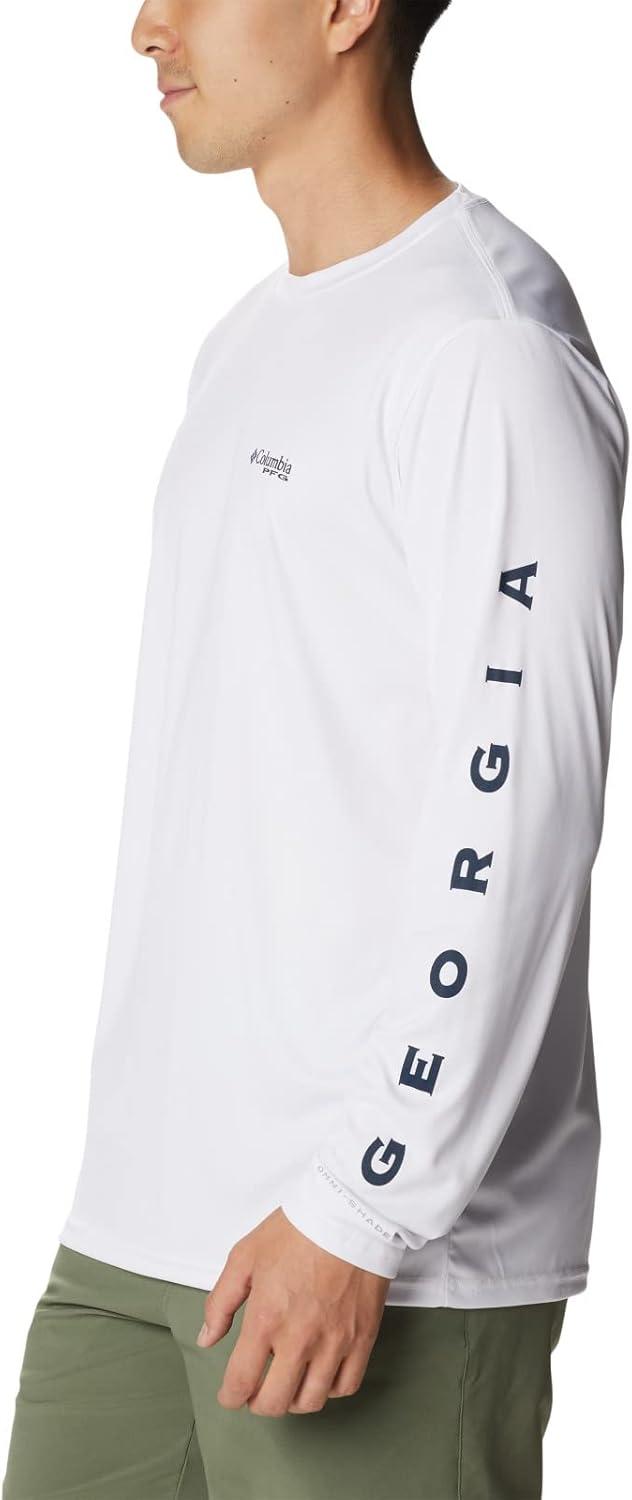 imageColumbia Mens Fork Stream Long Sleeve ShirtWhiteGeorgia