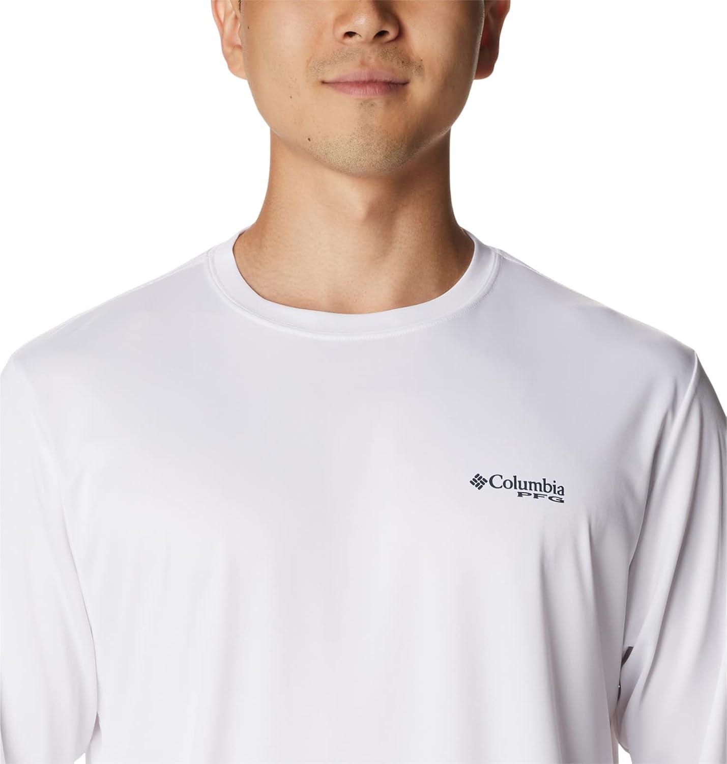 imageColumbia Mens Fork Stream Long Sleeve ShirtWhiteNorth Carolina