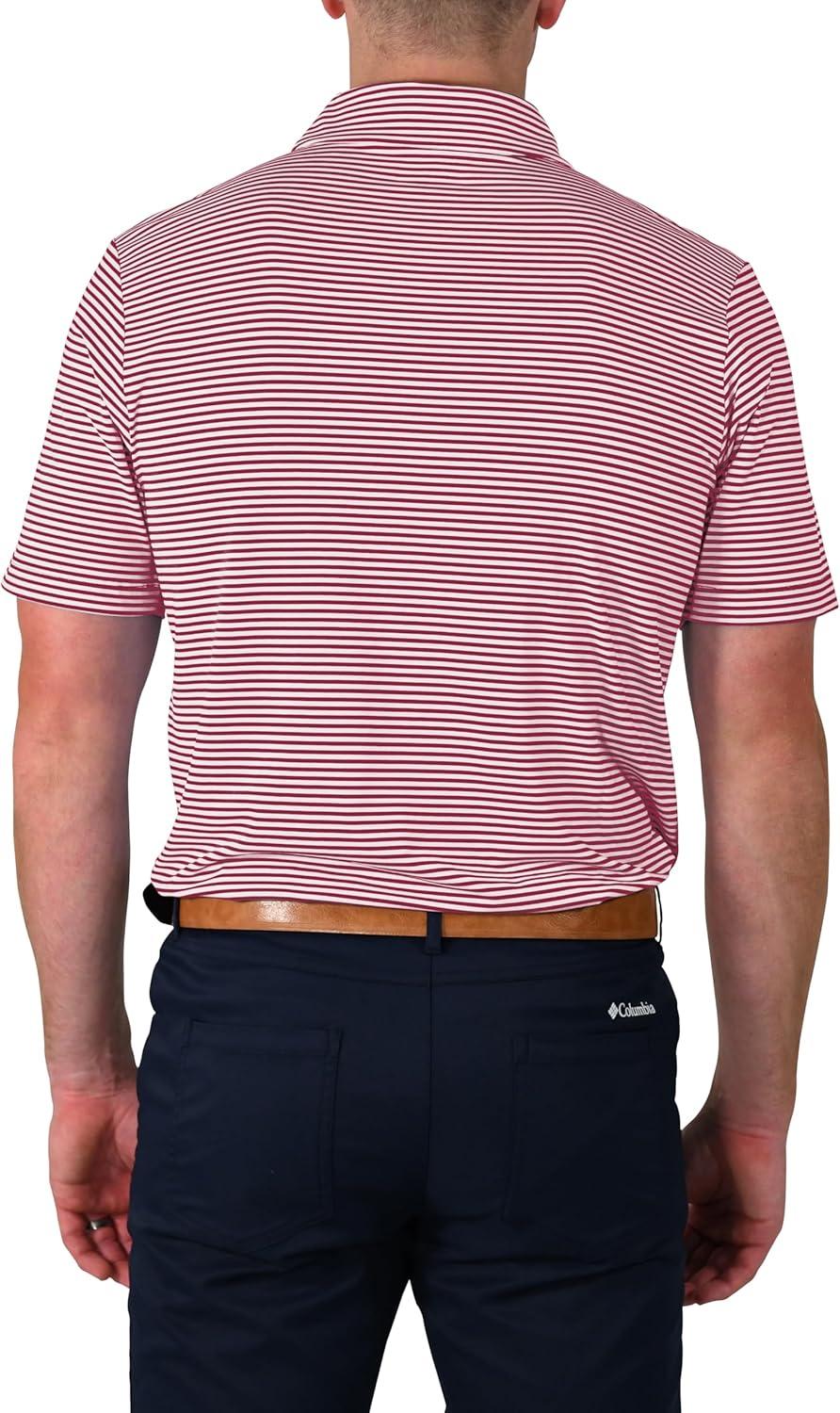 imageColumbia Mens Golf Club Invite Polo Omni Wick Lightweight Short Sleeve ShirtBeet