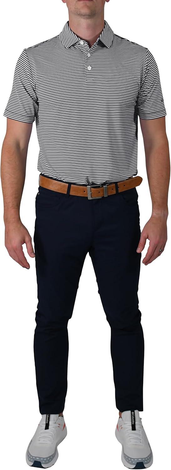 imageColumbia Mens Golf Club Invite Polo Omni Wick Lightweight Short Sleeve ShirtBlack