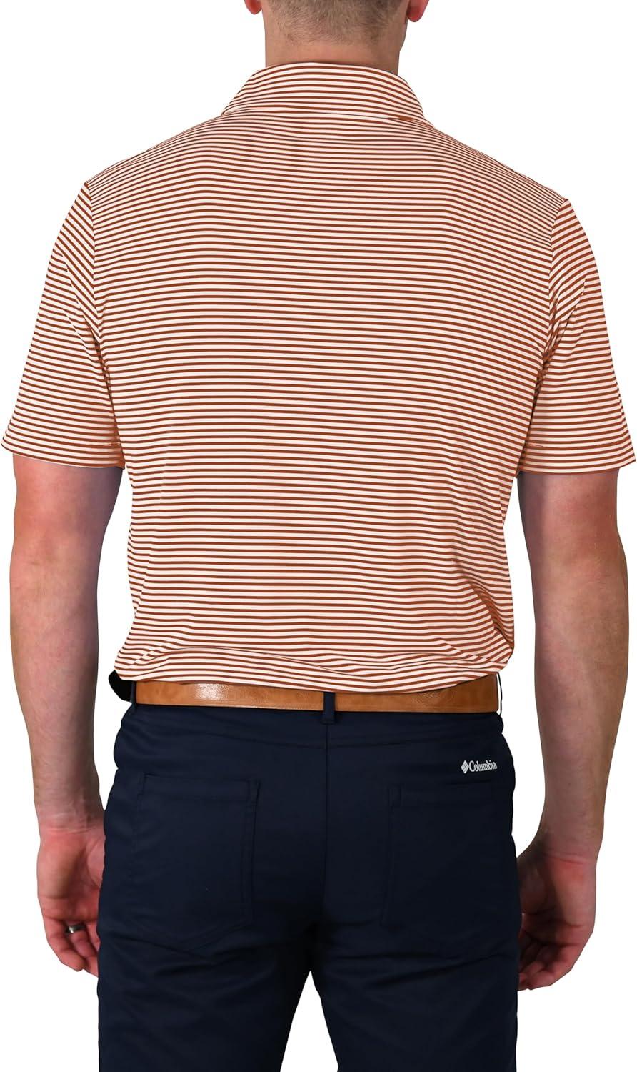 imageColumbia Mens Golf Club Invite Polo Omni Wick Lightweight Short Sleeve ShirtCedar