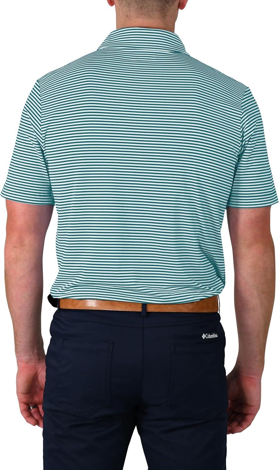 imageColumbia Mens Golf Club Invite Polo Omni Wick Lightweight Short Sleeve ShirtCloudburst