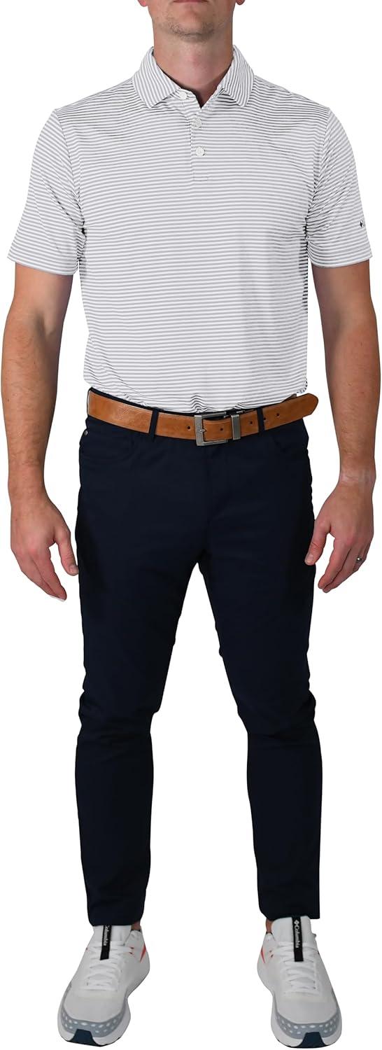 imageColumbia Mens Golf Club Invite Polo Omni Wick Lightweight Short Sleeve ShirtCool Grey