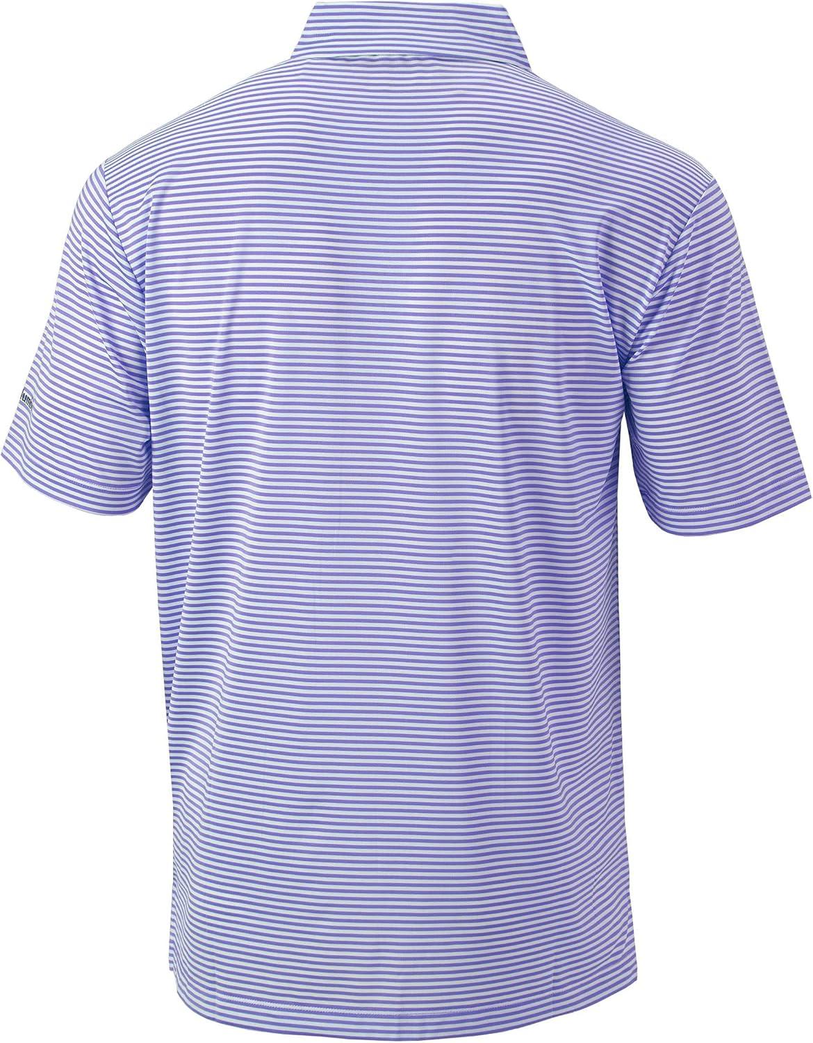imageColumbia Mens Golf Club Invite Polo Omni Wick Lightweight Short Sleeve ShirtFrosted Purple