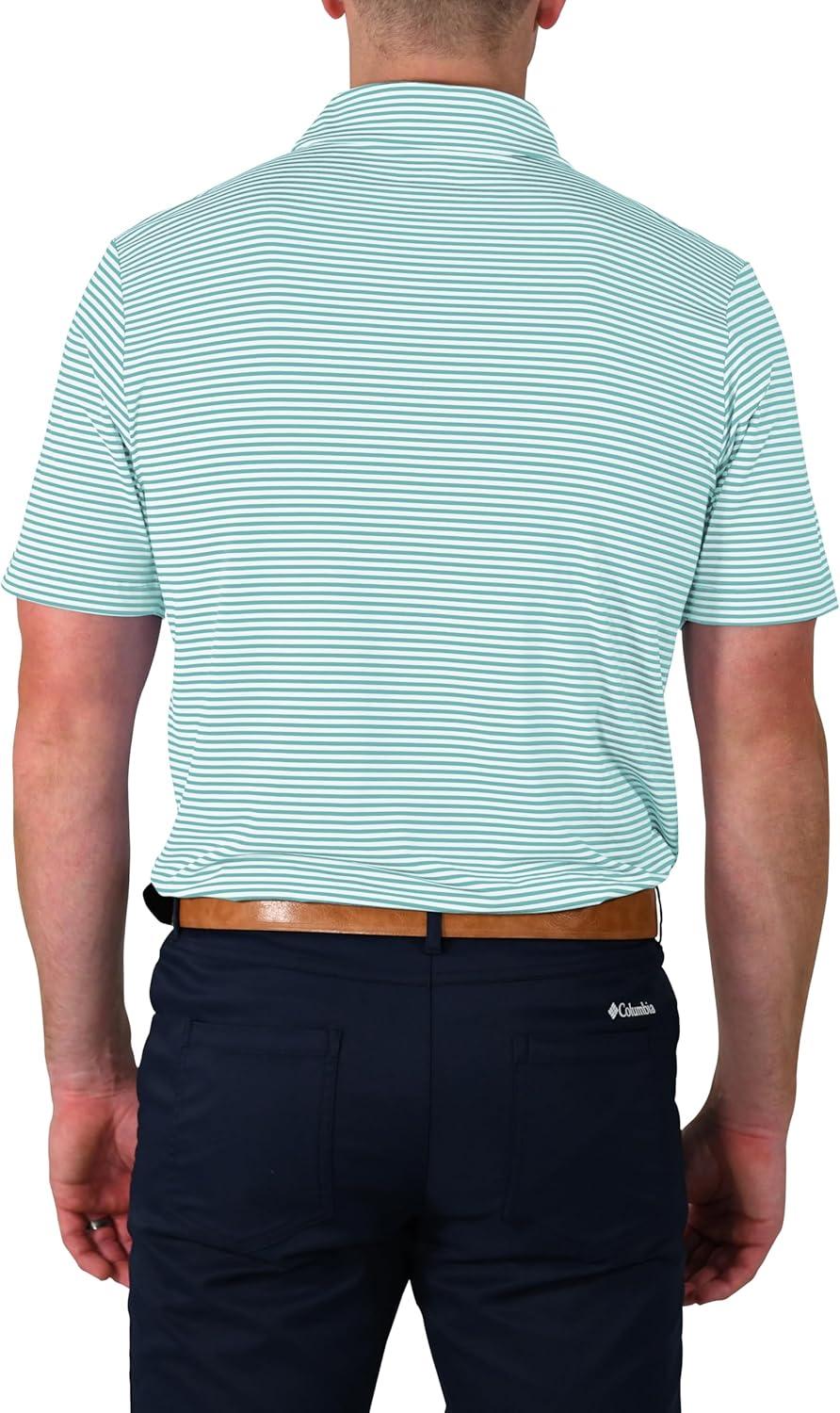 imageColumbia Mens Golf Club Invite Polo Omni Wick Lightweight Short Sleeve ShirtGulf Stream